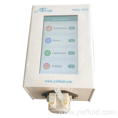 Digital lab peristaltic pump with flow control